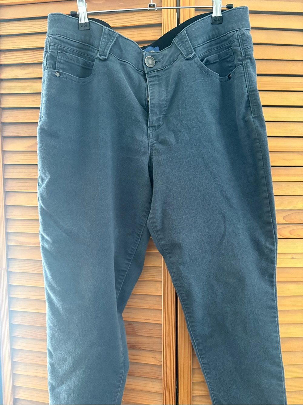 Democracy Men's Teal Slim Straight Jeans